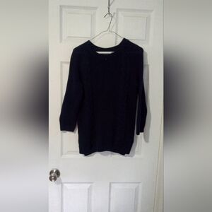 Cynthia Rowley Black Crew Neck Sweater